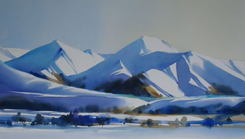 Mt Torlesse by Adrienne Pavelka (SOLD)