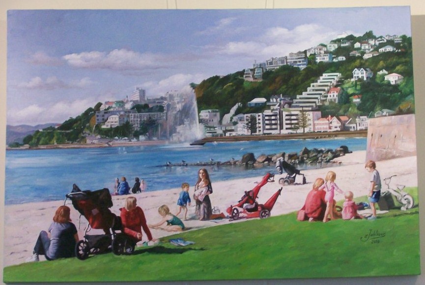 'Oriental Bay Beach' by Zad Jabbour
