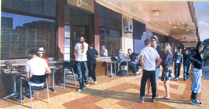 'Kent Terrace and the Capitol' by Zad Jabbour (SOLD)
