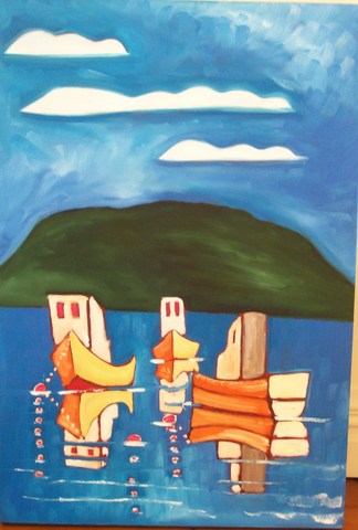 'Fishing Boats at Rest' by Vincent Duncan