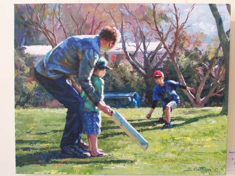 'The Cricket Lesson' by Jos Coufreur