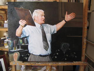 'The Auctioneer' Commission by Zad Jabbour (SOLD)
