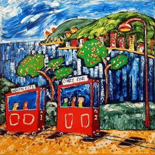 'Crazy Cable Cars No 3' by Vincent Duncan