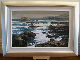 'Goose Bay Kaikoura Coast' by Brian Badcock (SOLD)