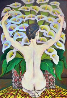 'Calla Lily 1 Homage to Freida Kahlo' by Heimler and Proc