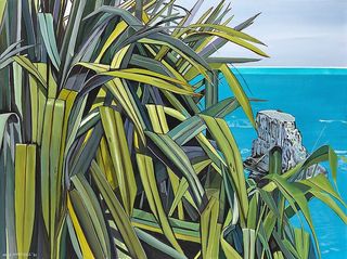 'Flax at Muriwai' by Arna Marshall