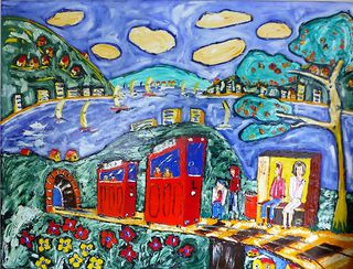 'Wellington Cable Cars' by Vincent Duncan