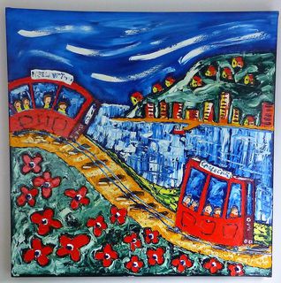 'Crazy Cable Cars! no 4' by Vincent Duncan