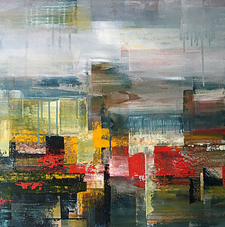 'Deconstructed Horizon with Yellow' by Claudia Grutke