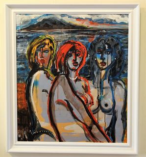 'Girls with Pearls' by Peter Augustin (SOLD)