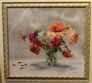'Afternoon Dahlias' by Tatyana Kulida