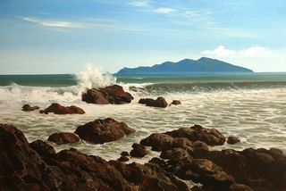 'Kapiti Island' by Graham Moeller (SOLD)