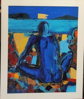 'Alone on the Beach' by Peter Augustin