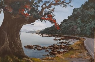 'Thames Coastal Road' by Graham Moeller (SOLD)