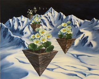 'Mountain Pots' by Bruce Luxford (SOLD)