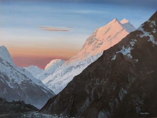 'Aoraki Mt Cook' by Graham Moeller (SOLD)