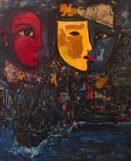 'Festival Night Wellington' by Peter Augustin (SOLD)