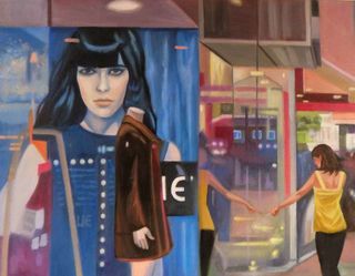 'Blue Velvet on Lambton Quay' by Melissa McDougall