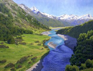 'Rees Valley' by Sam Earp (SOLD)