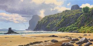 'Taupo Bay' by Sam Earp (SOLD)