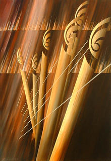 'Warriors Return' by Bruce Luxford