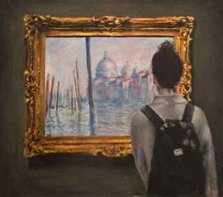 'Watching Monet Venice' by Escha van den Bogerd