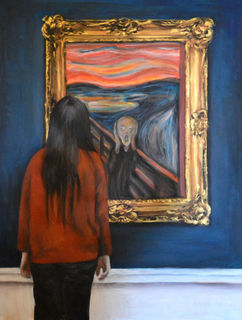'Watching The Scream' by Escha van den Bogerd (print or commission versions only)