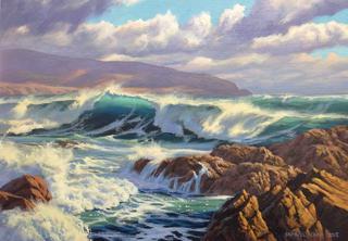 'Wellington Wild Seas' by Sam Earp (SOLD)