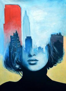 'New York Blend Manhattan' by Escha van den Bogerd (SOLD - print or commission version)