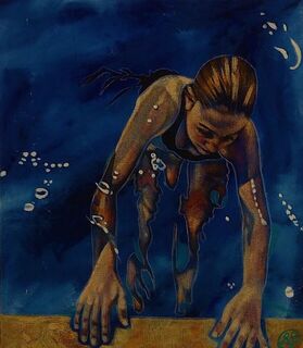 'At the Pool' by Joya de Geus