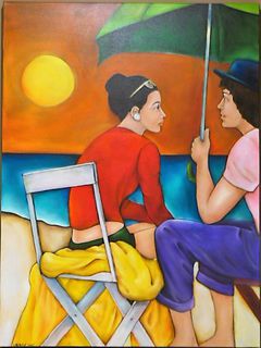 'Beach Life' by Lauryne Hart (SOLD)