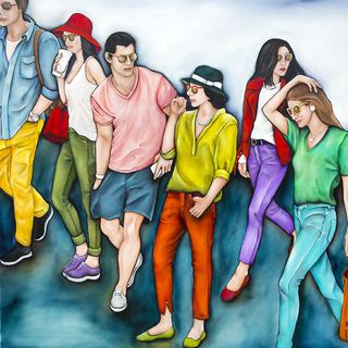 'Class is Out' by Lauryne Hart (SOLD)