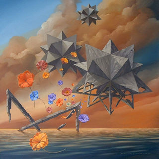 'Dodecahredron in Decay' by Bruce Luxford (SOLD)