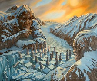'Glacial' by Bruce Luxford (SOLD)