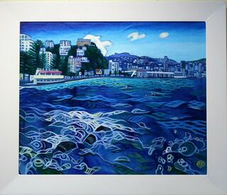 'View from Oriental Bay' by Joya de Geus (SOLD)
