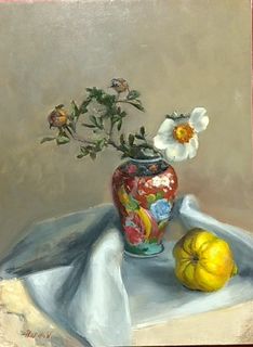 'Quince with Rosehips' by Tatyana Kulida (SOLD)