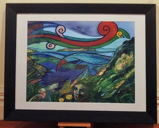 'The Taniwha the Albatross and Mana Island' by Joy de Geus 