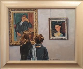 'Looking at Modigliani' by Bill MacCormick