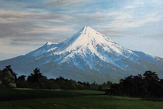 'Mt Taranaki' by Graham Moeller (SOLD)