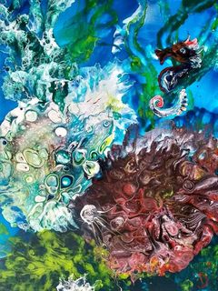 'Nostalgia in Paradise' by Diana Treeborn (SOLD)