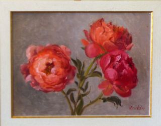 'Peonies 1' by Tatyana Kulida (SOLD)