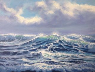 Sam Earp 'I paint seacscapes and landscapes. I can paint your local coastline and sea. I paint the sea in it's turbulent moods!'