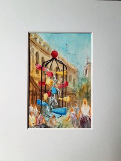 'Bucket Fountain No 4' by Samantha Qiao (SOLD)