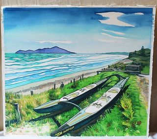 Kapit Island View' by Joy de Geus