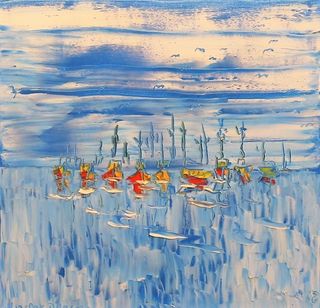 'Boats at Rest' by Vincent Duncan