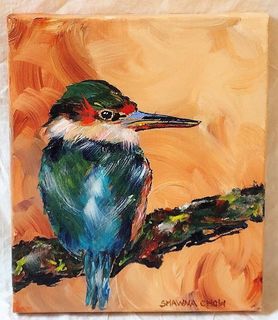 'Kingfisher' by Shawna Chow (SOLD)
