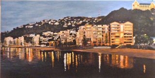 'Oriental Bay Lights' by Ronda Thompson