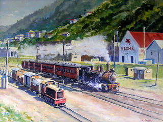 Last Steam Train Wellington by Phil Dickson