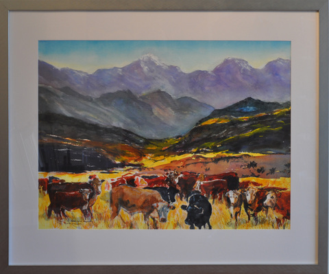 'Greenstone Valley' by George Thompson (SOLD)