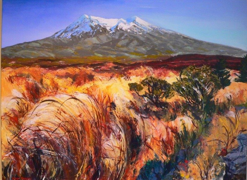 'Mt Ruapehu' commission by George Thompson (SOLD)